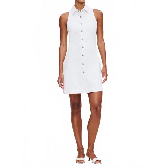 NEW DL1961 - WOMEN'S payton mini dress in white - Picture 1 of 5
